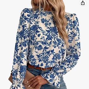 NWOT floral top